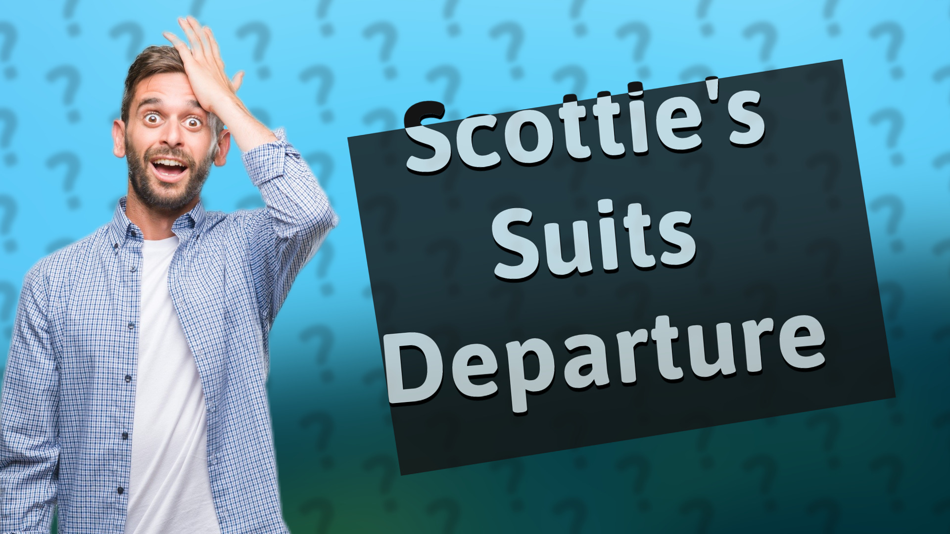 Scottie's Suits Departure