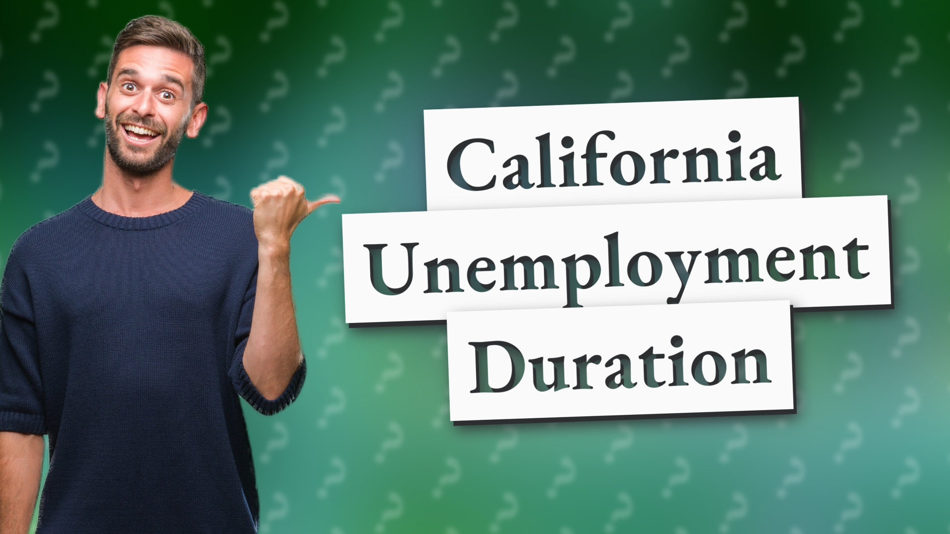 California Unemployment Duration
