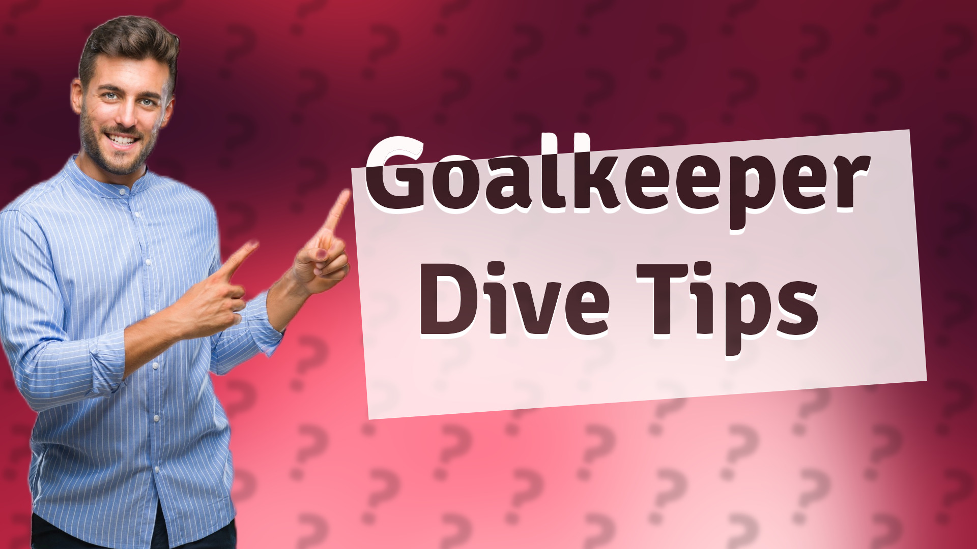 Goalkeeper Dive Tips