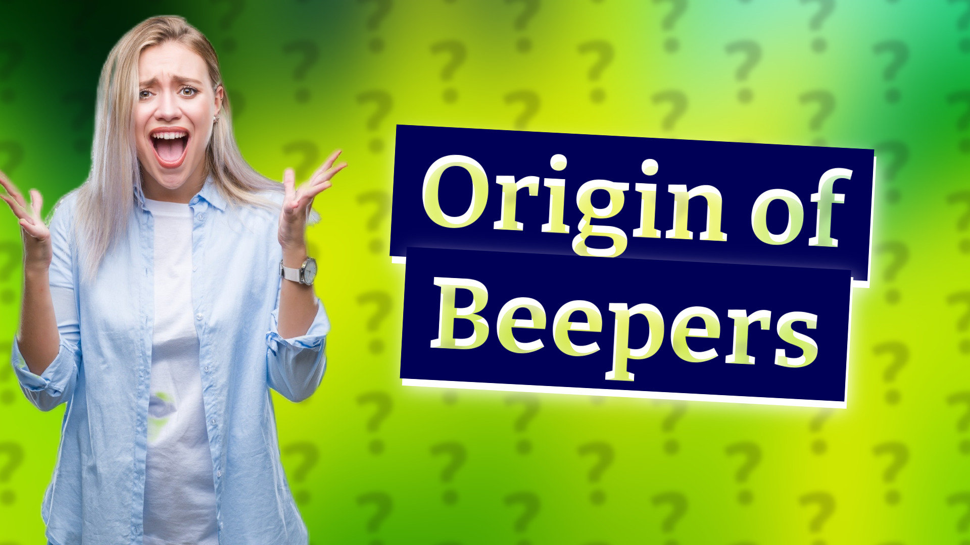 Origin of Beepers