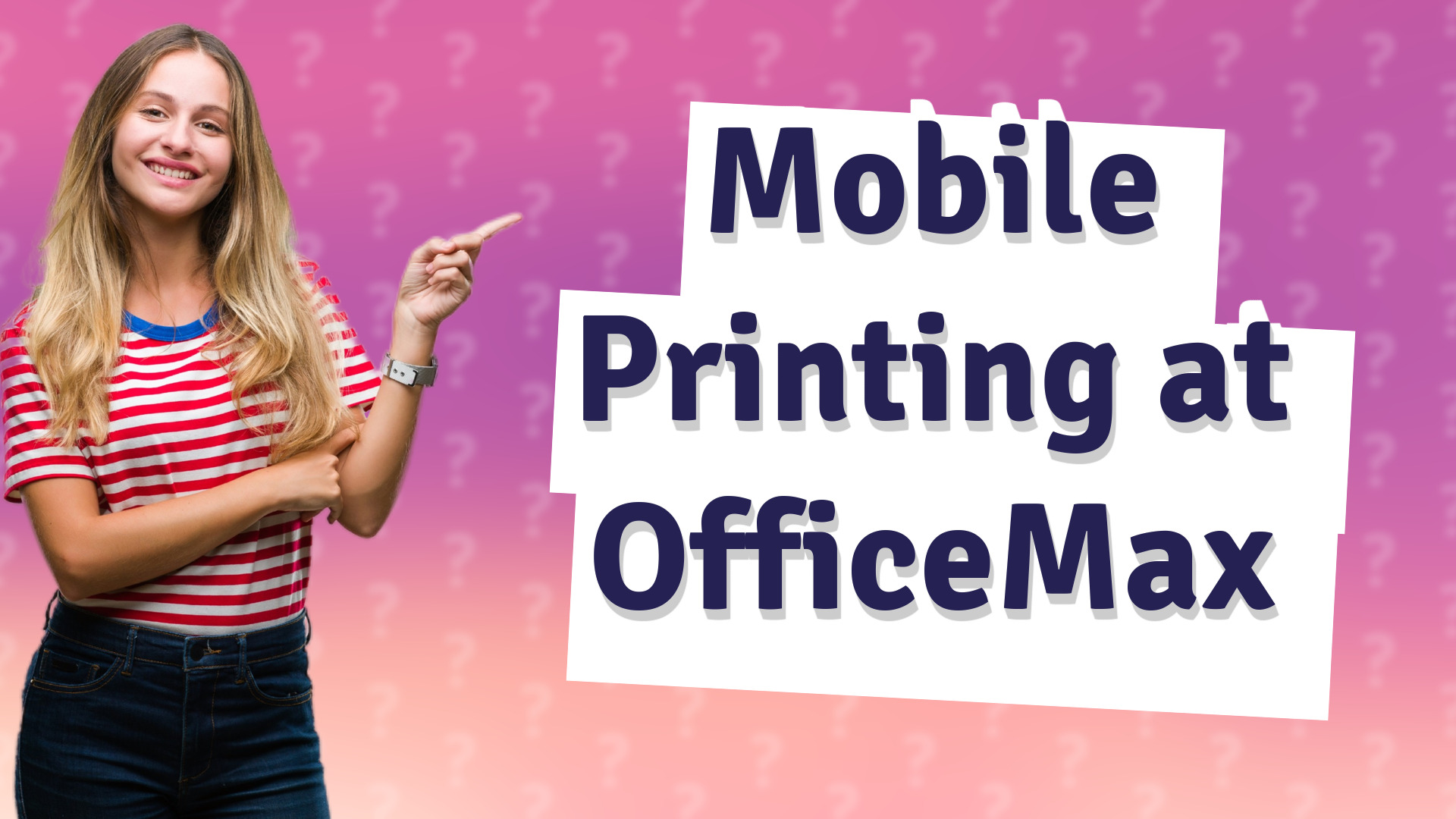 Mobile Printing at OfficeMax