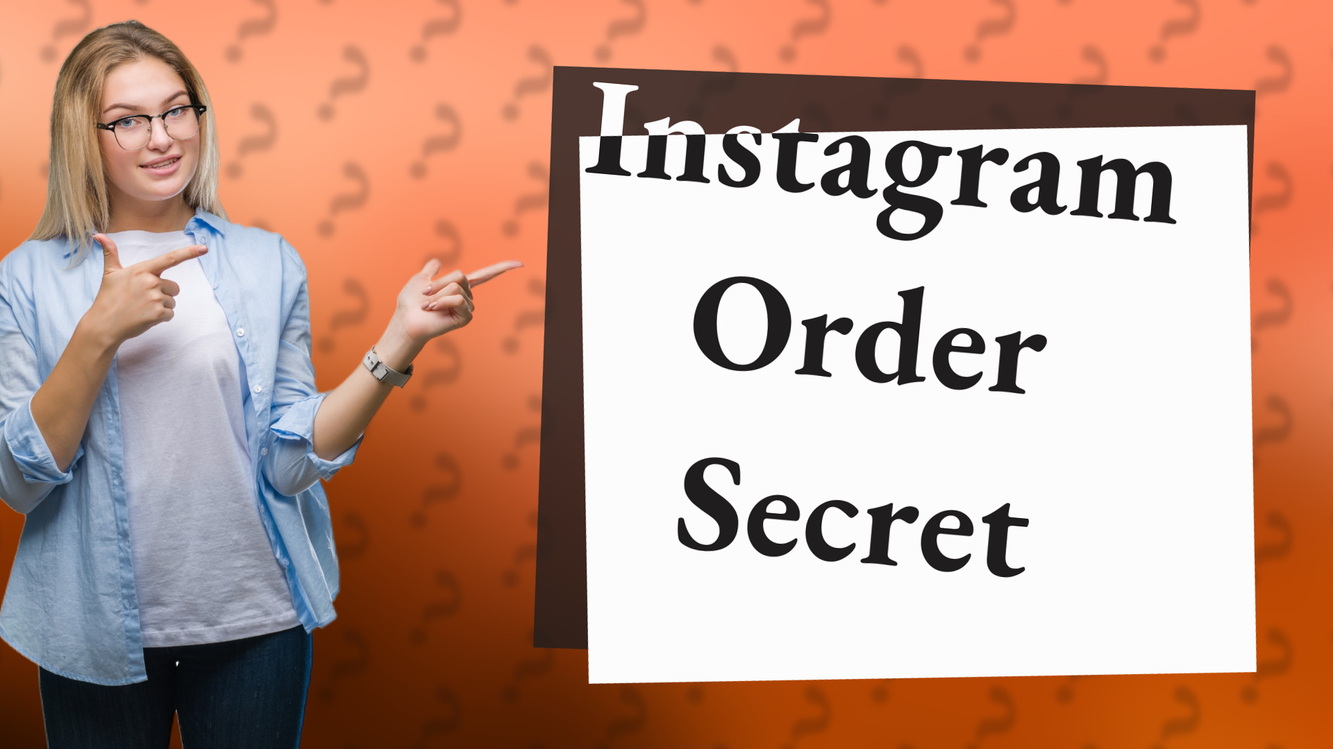 Instagram Order Secret