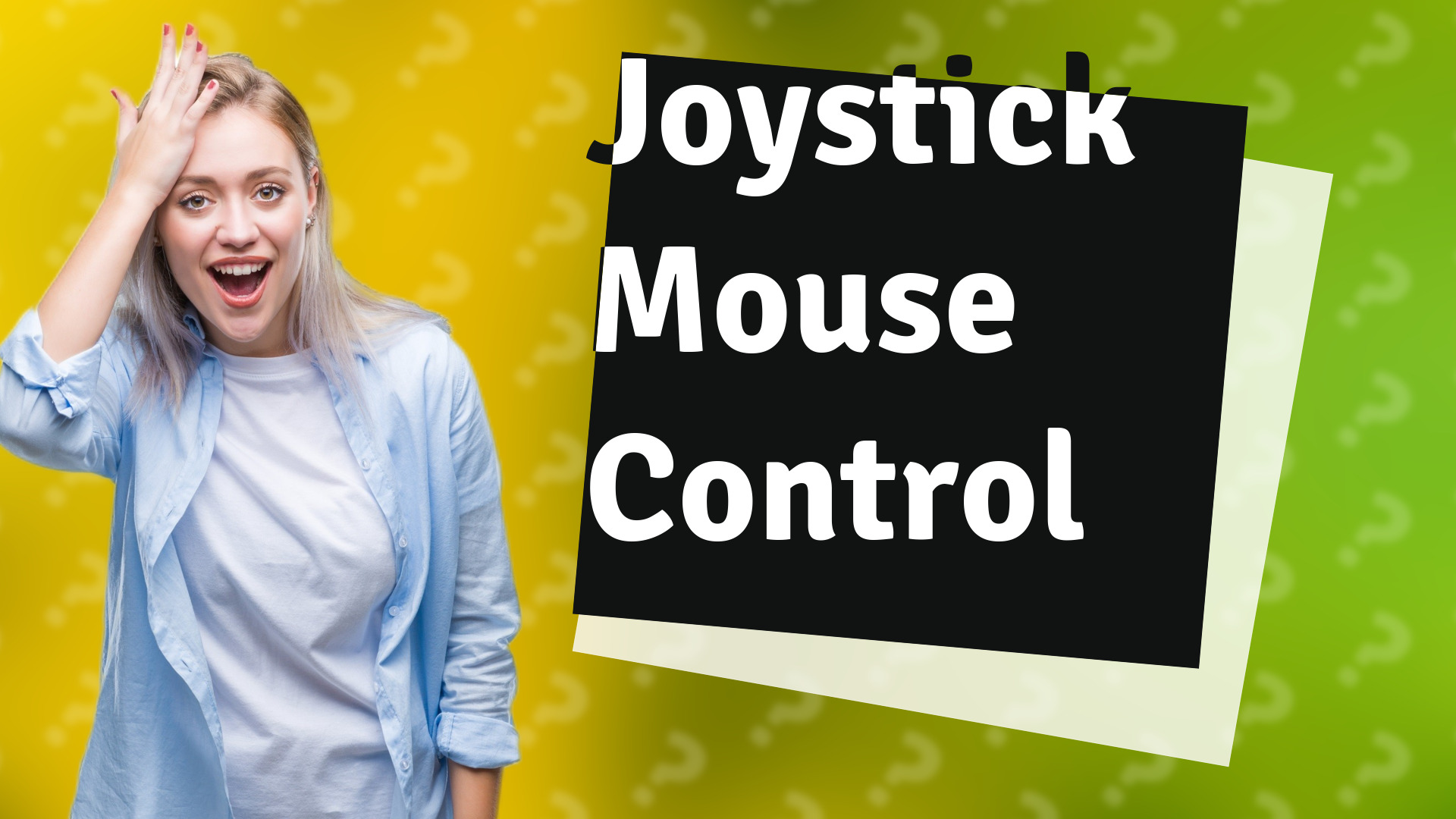 Joystick Mouse Control