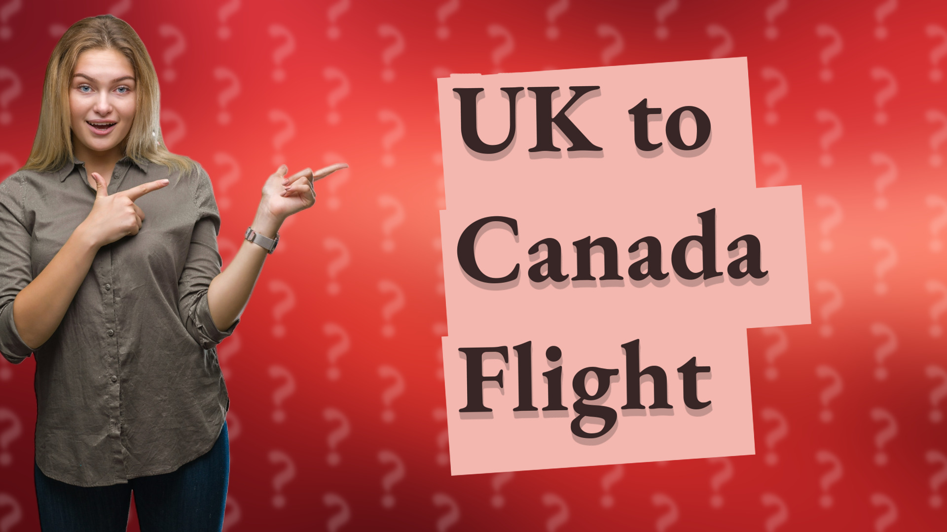 UK to Canada Flight