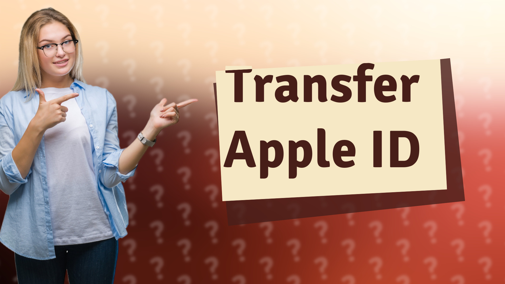 Transfer Apple ID
