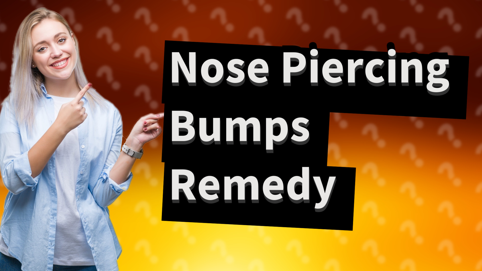 Nose Piercing Bumps Remedy
