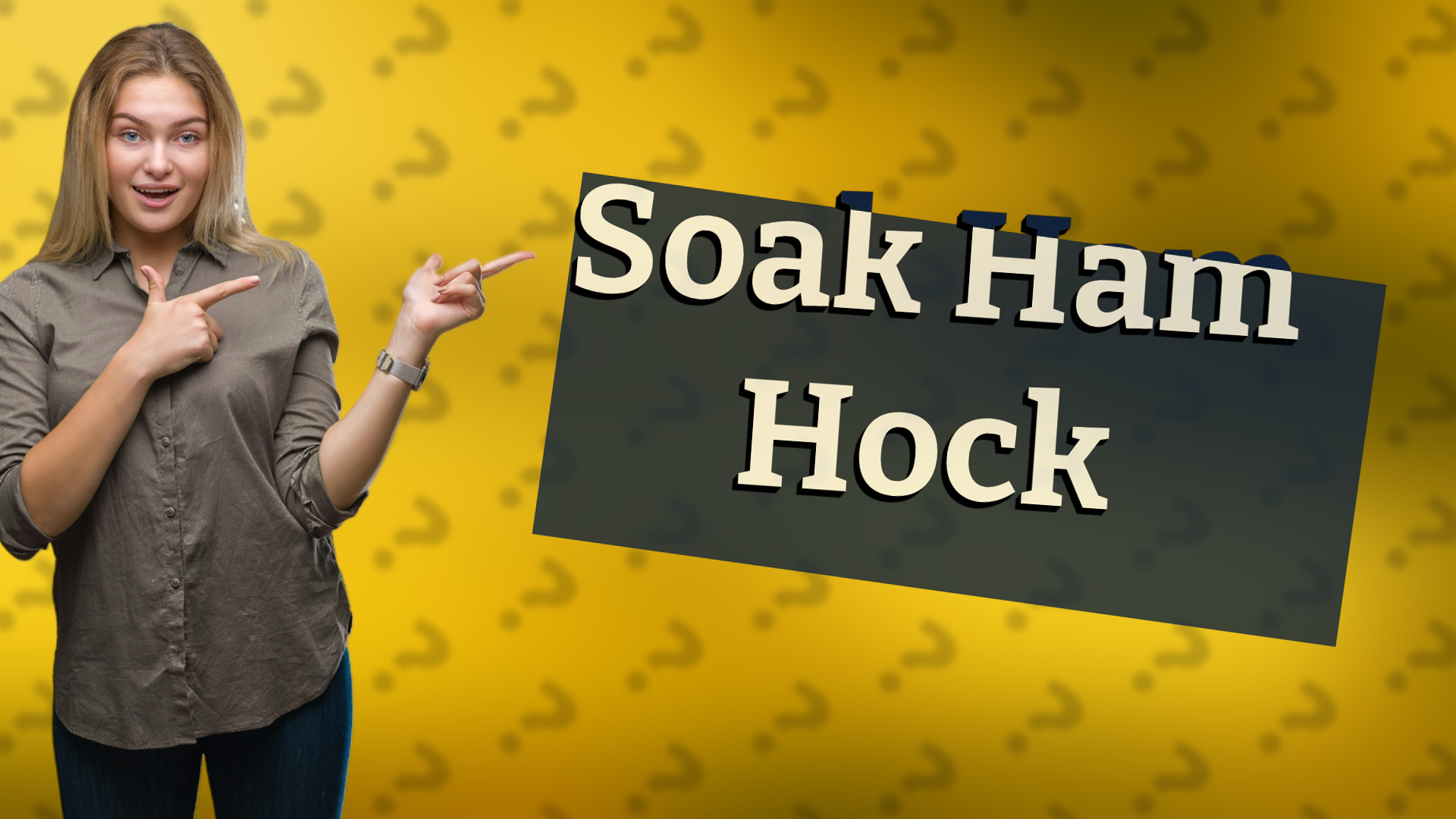 Soak Ham Hock