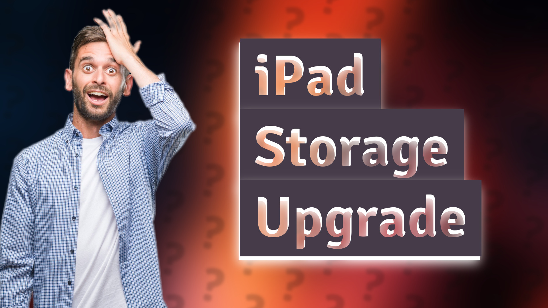 iPad Storage Upgrade