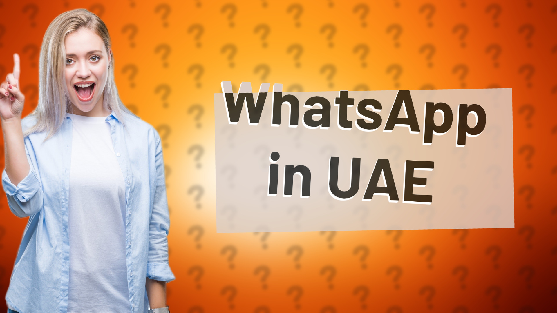 WhatsApp in UAE