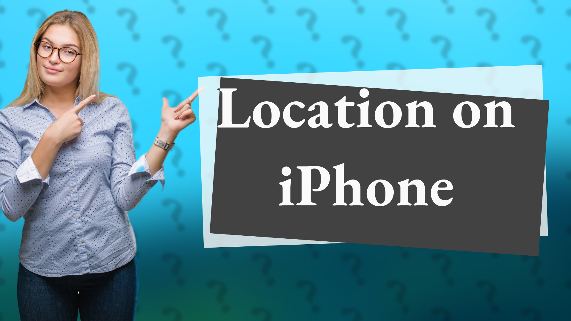 Location on iPhone