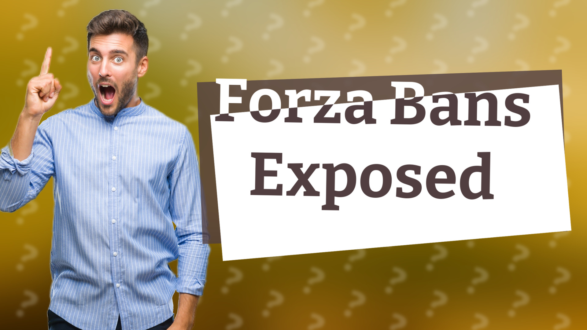 Forza Bans Exposed