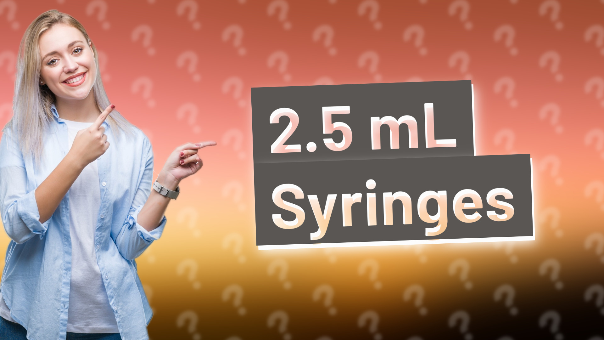 2.5 mL Syringes