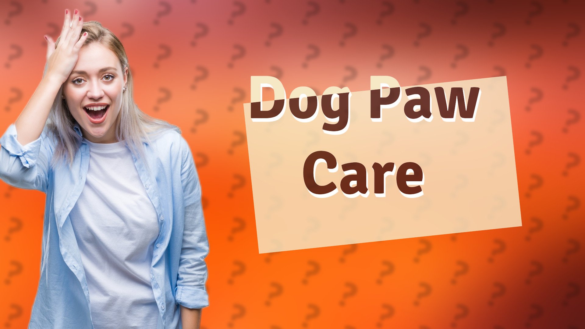 Dog Paw Care