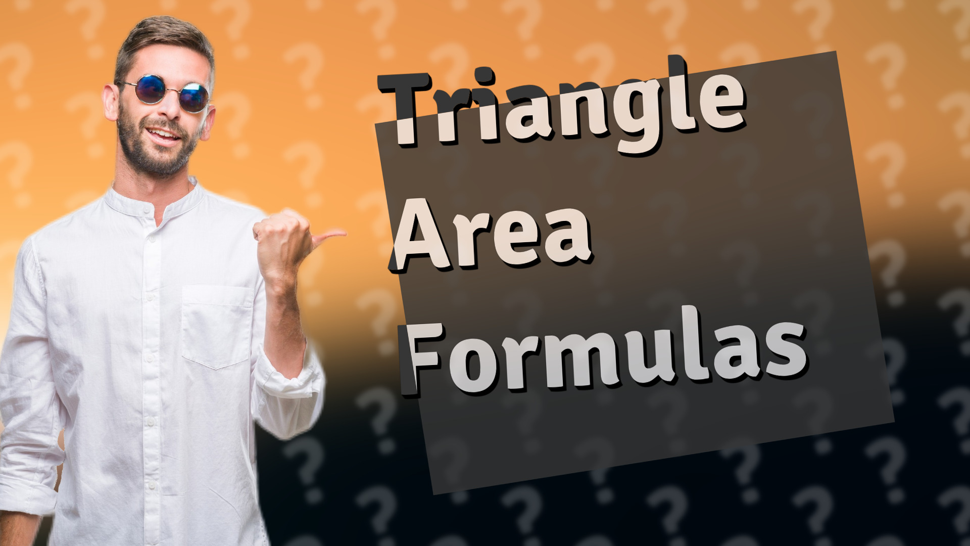Triangle Area Formulas