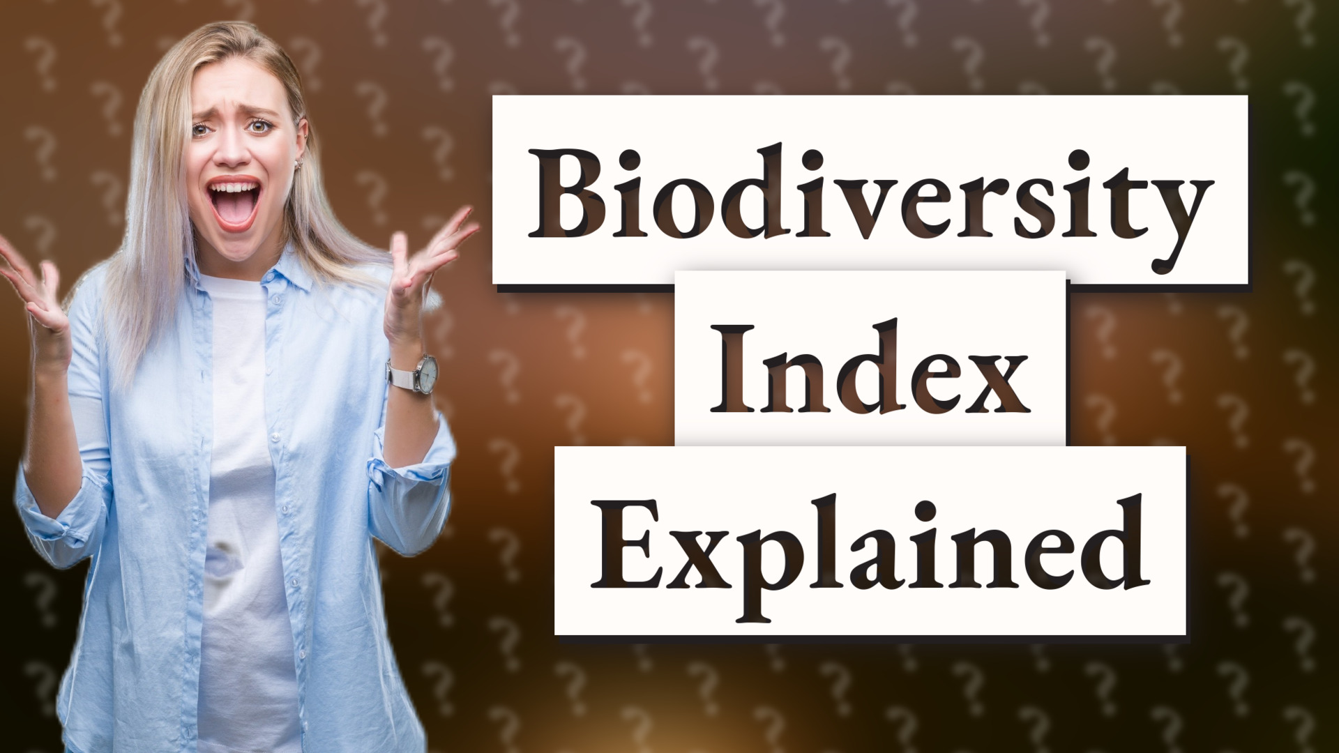 Biodiversity Index Explained