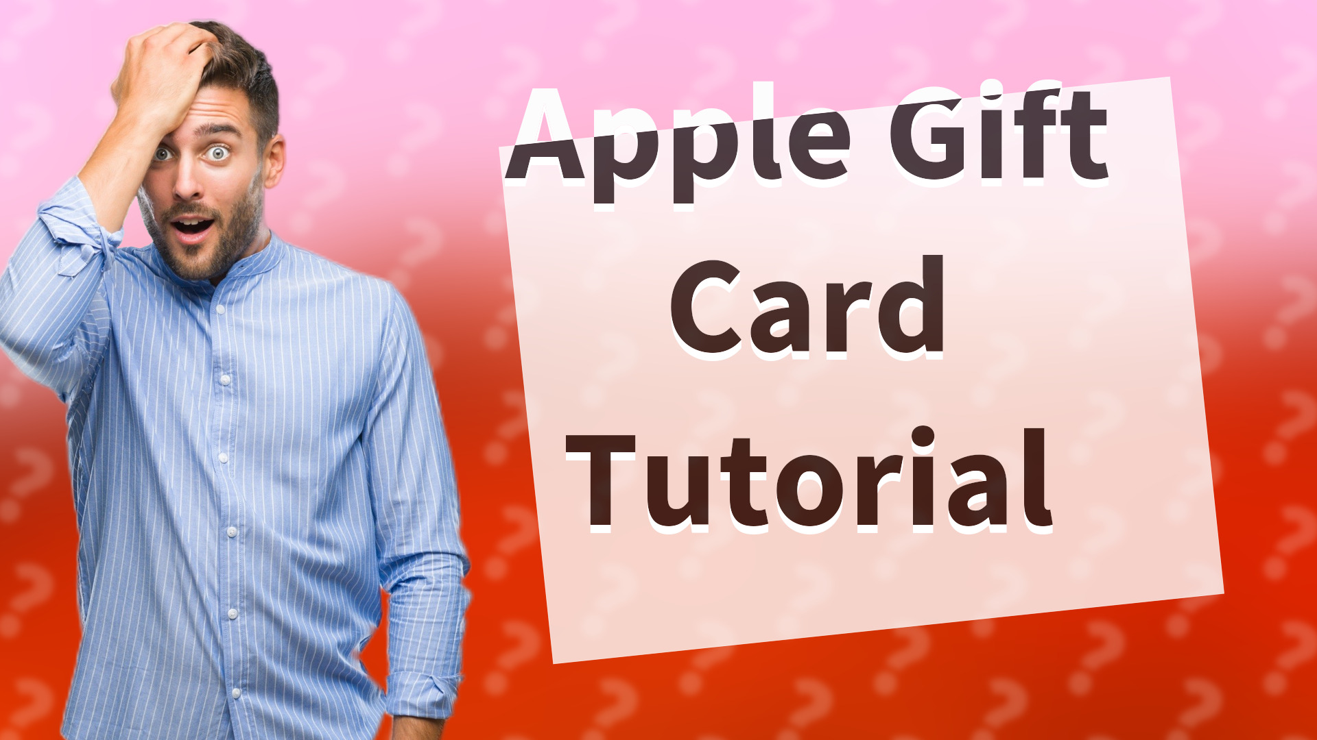 Apple Gift Card Tutorial
