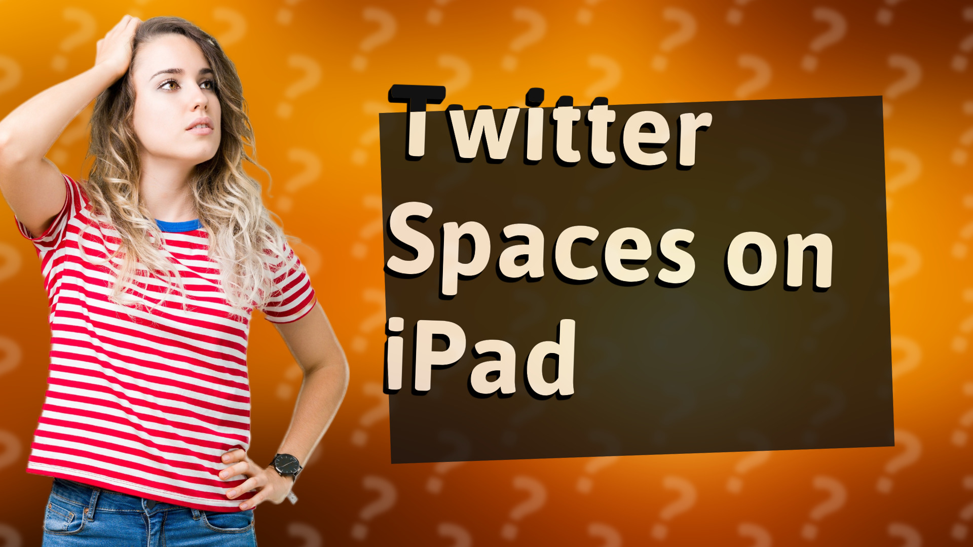 Twitter Spaces on iPad