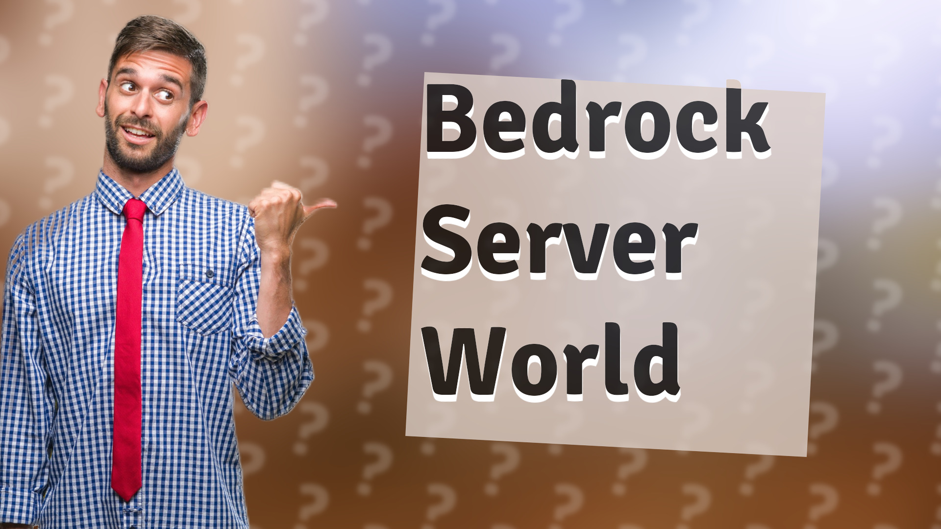 Bedrock Server World