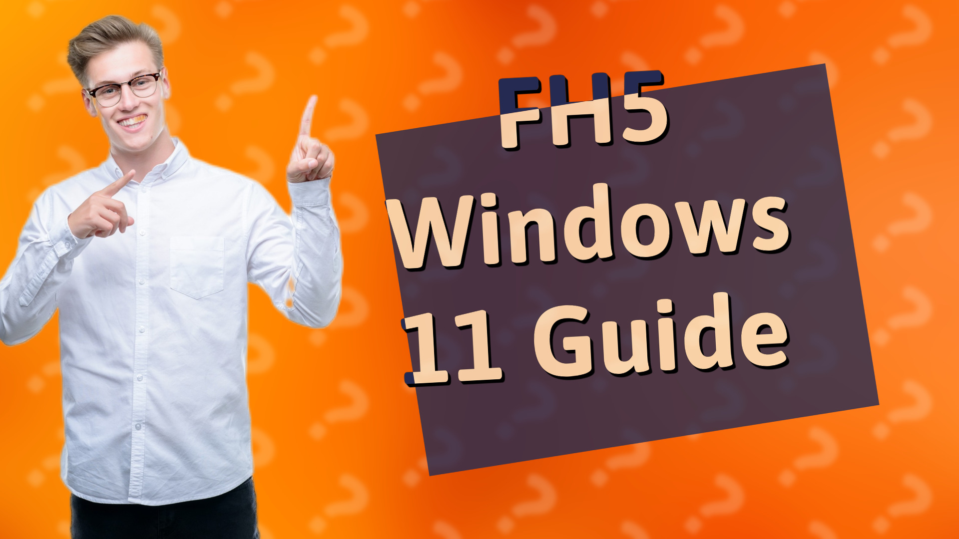 FH5 Windows 11 Guide