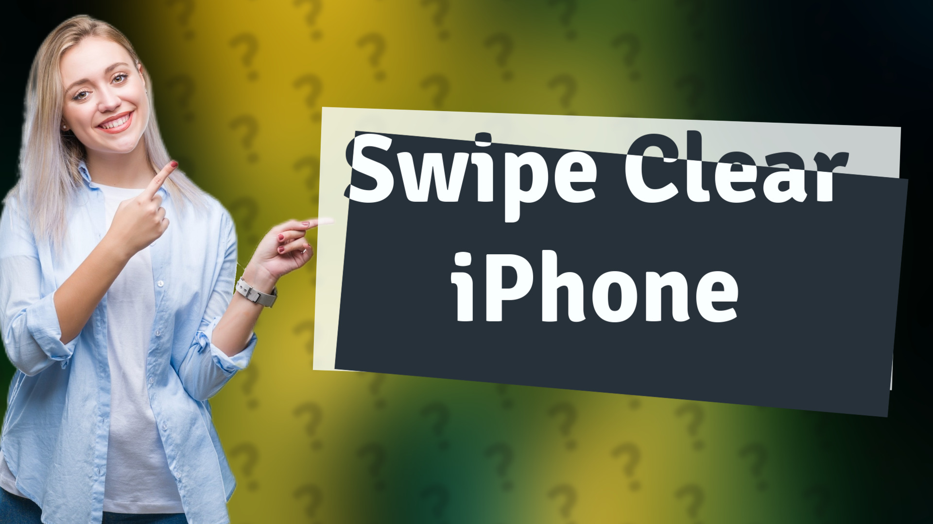 Swipe Clear iPhone