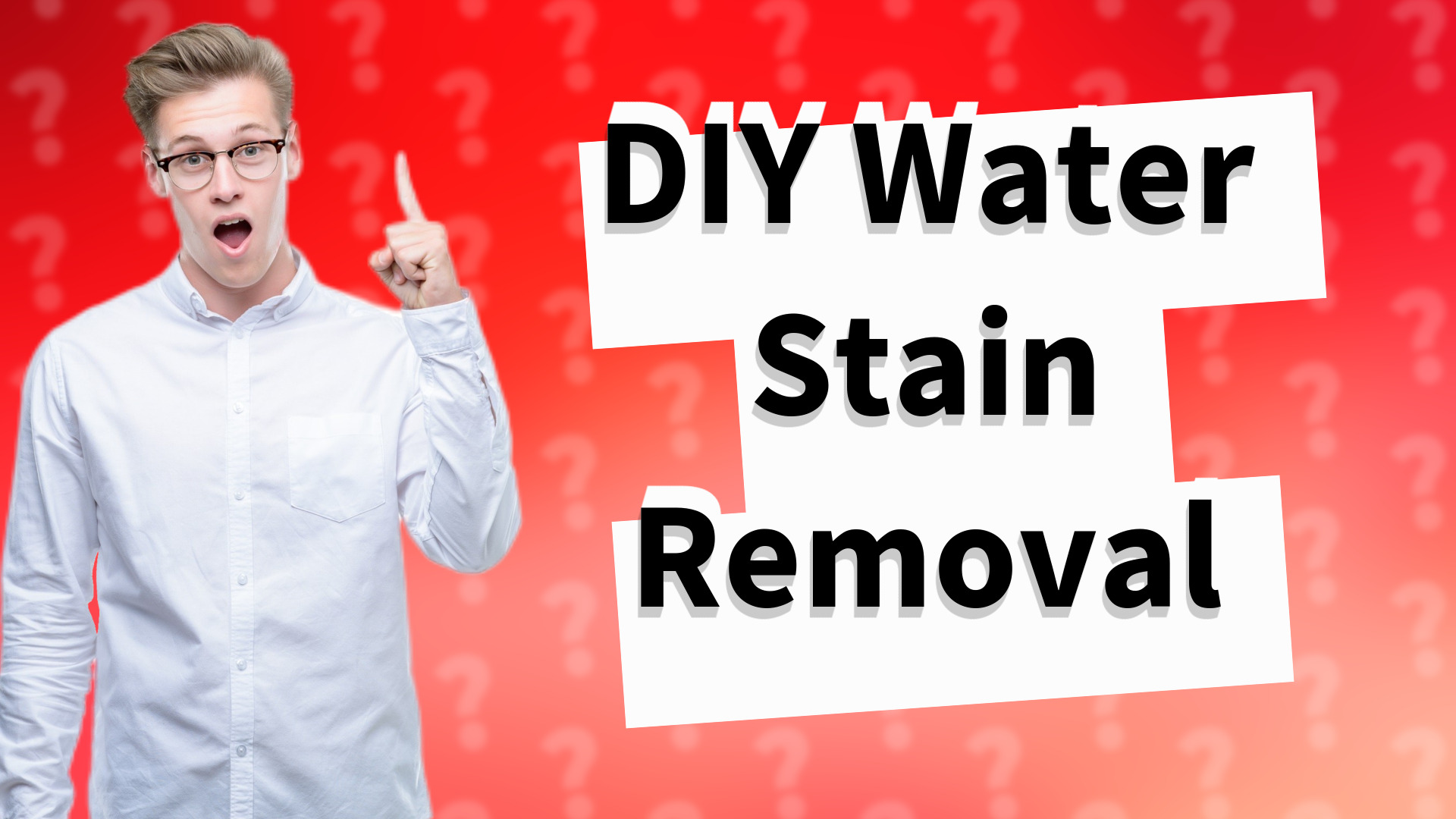 DIY Water Stain Removal