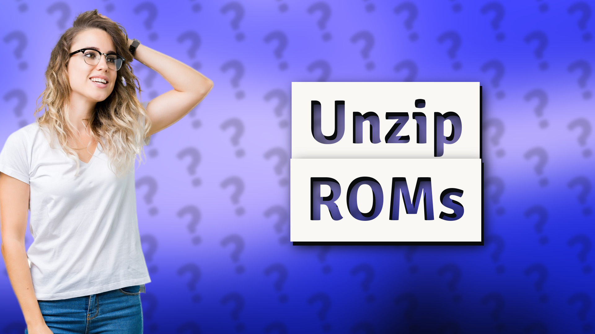 Unzip ROMs