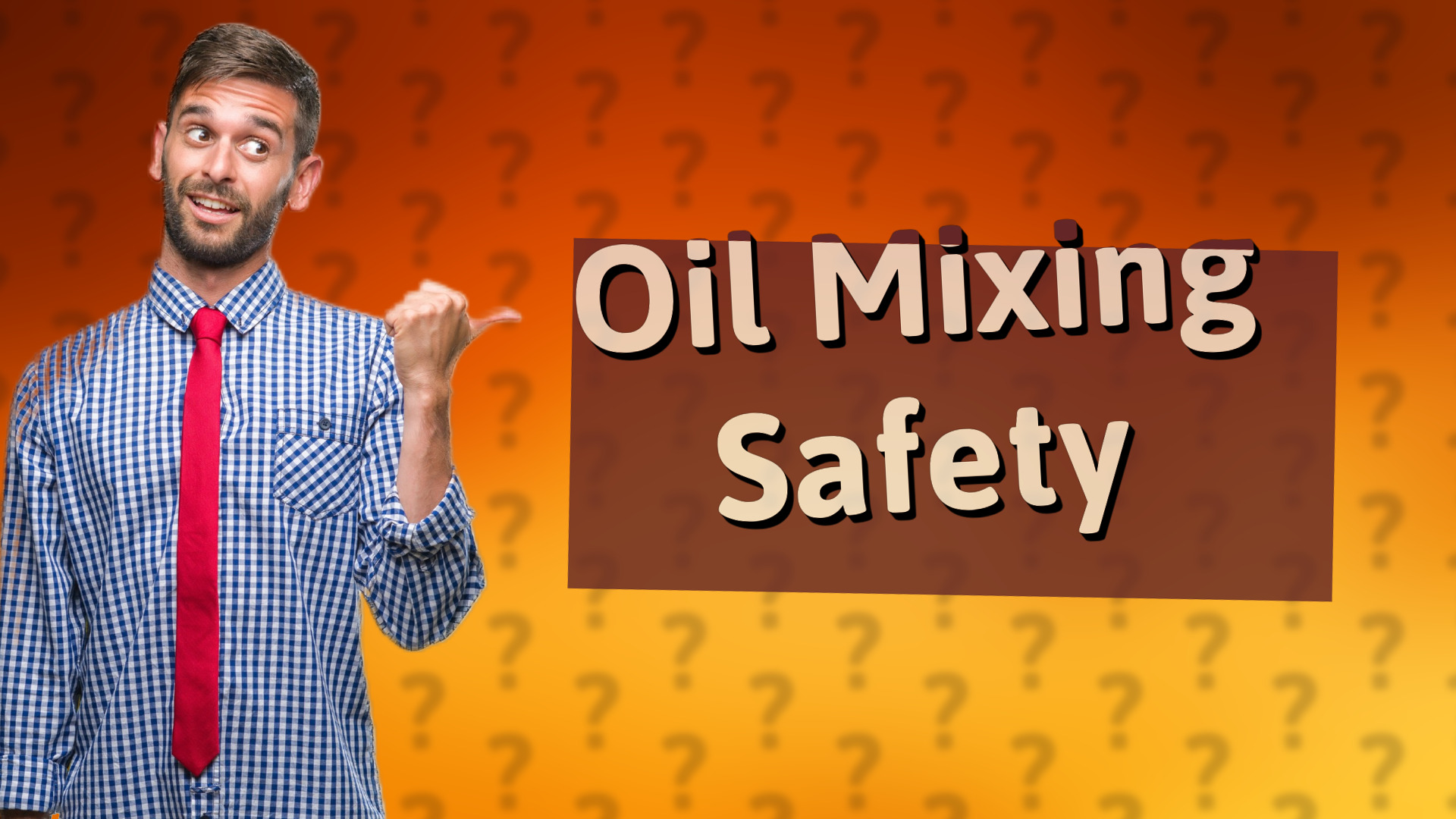 Oil Mixing Safety