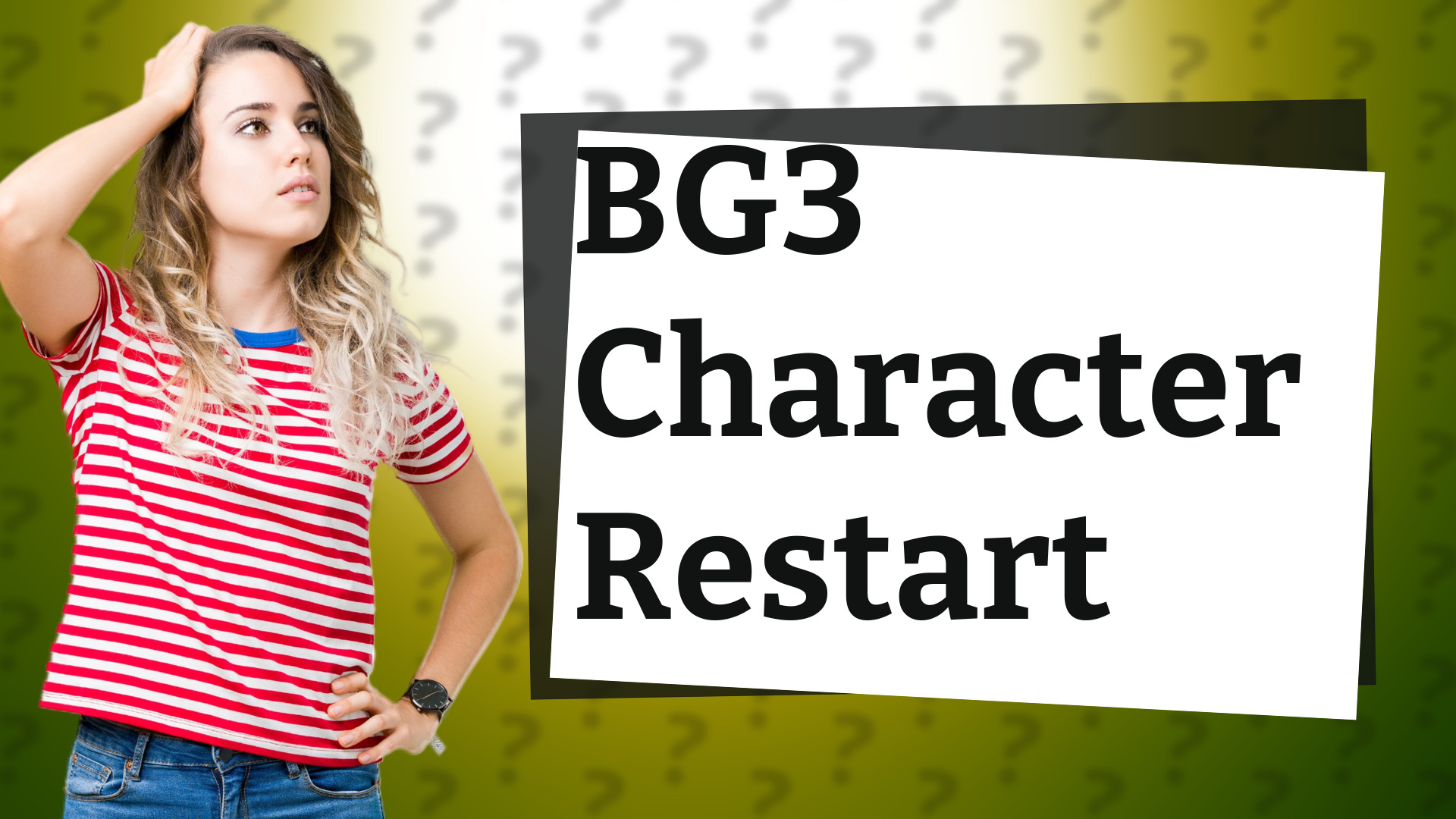 BG3 Character Restart