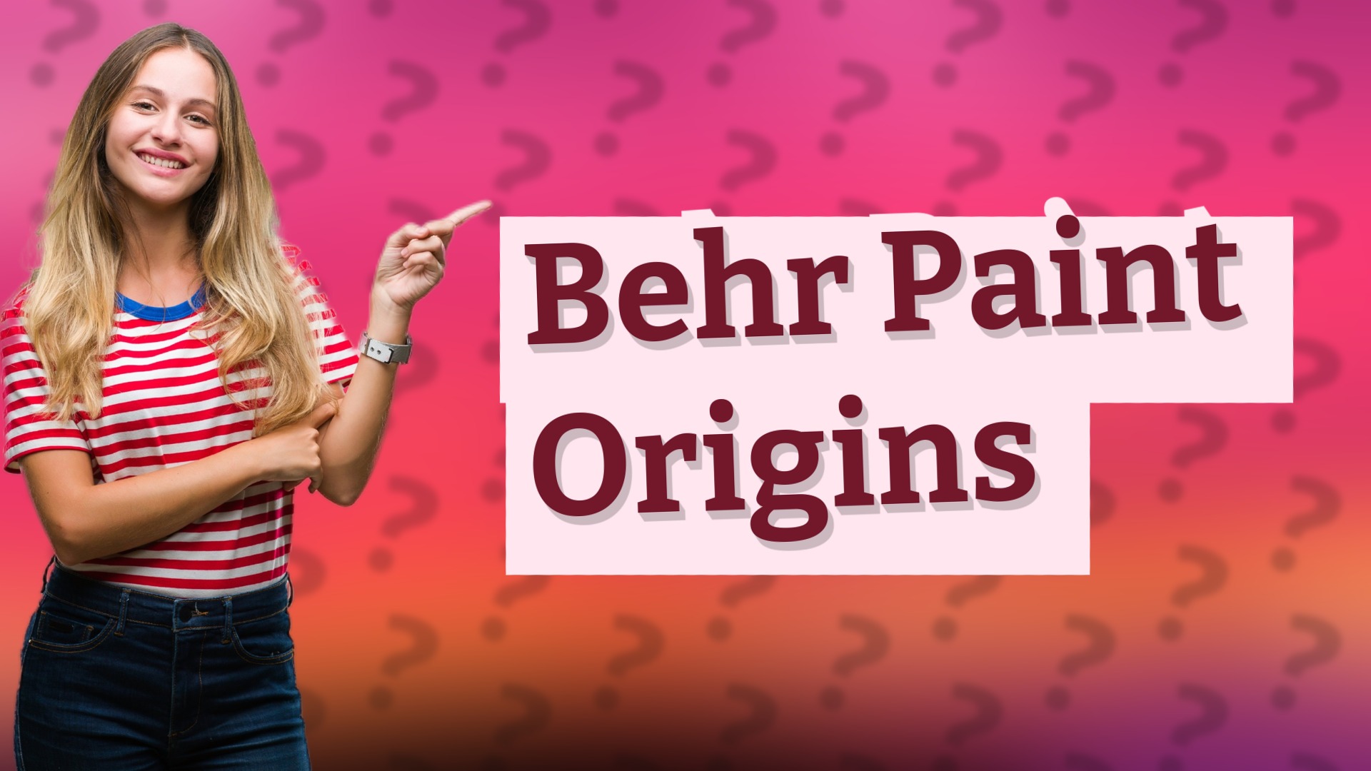 Behr Paint Origins
