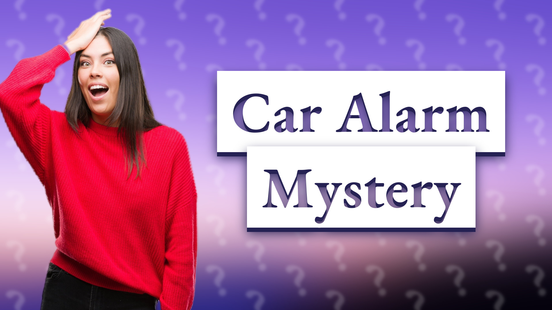 Car Alarm Mystery