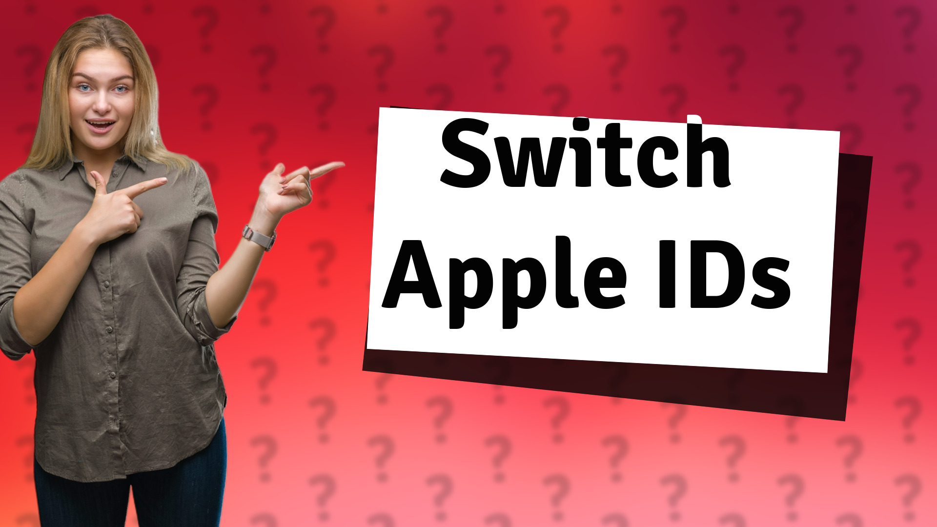 Switch Apple IDs