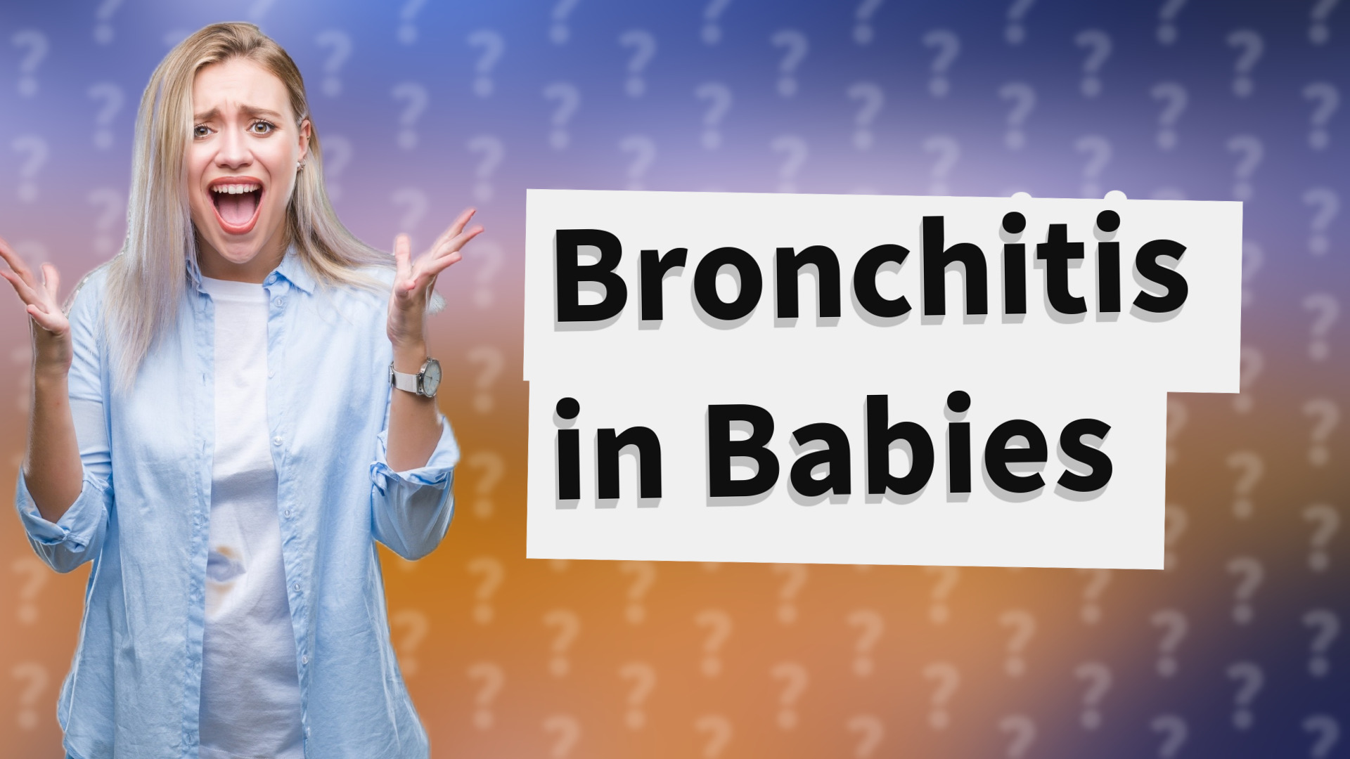 Bronchitis in Babies