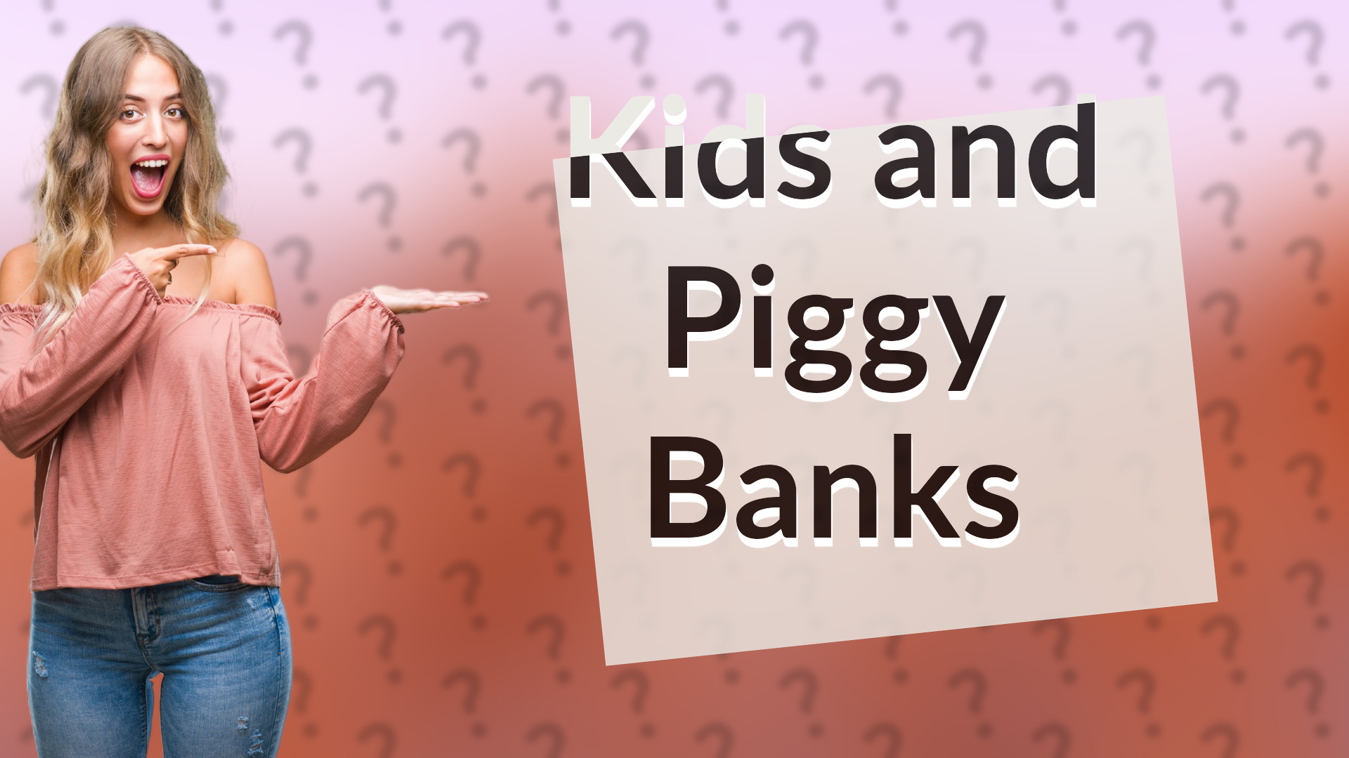 Kids and Piggy Banks