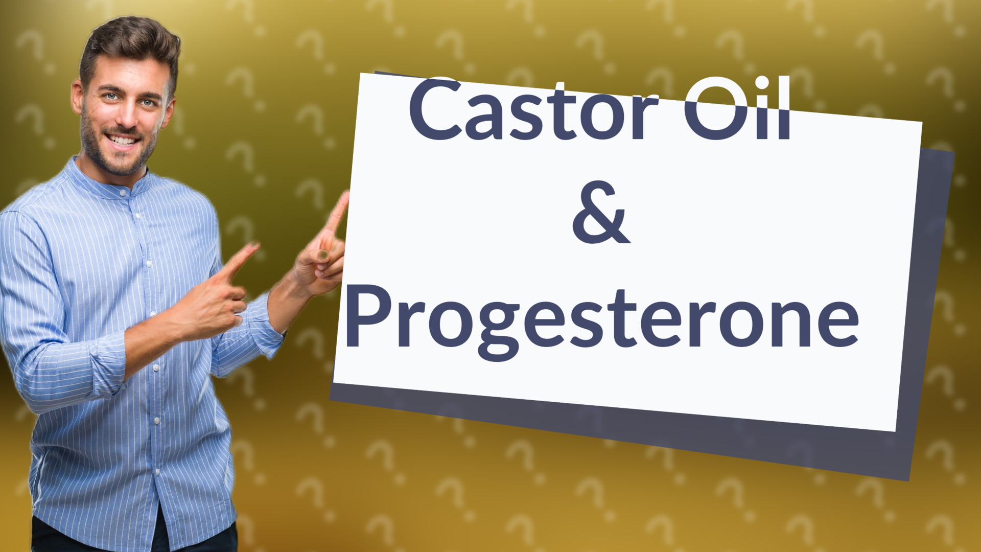 Castor Oil & Progesterone