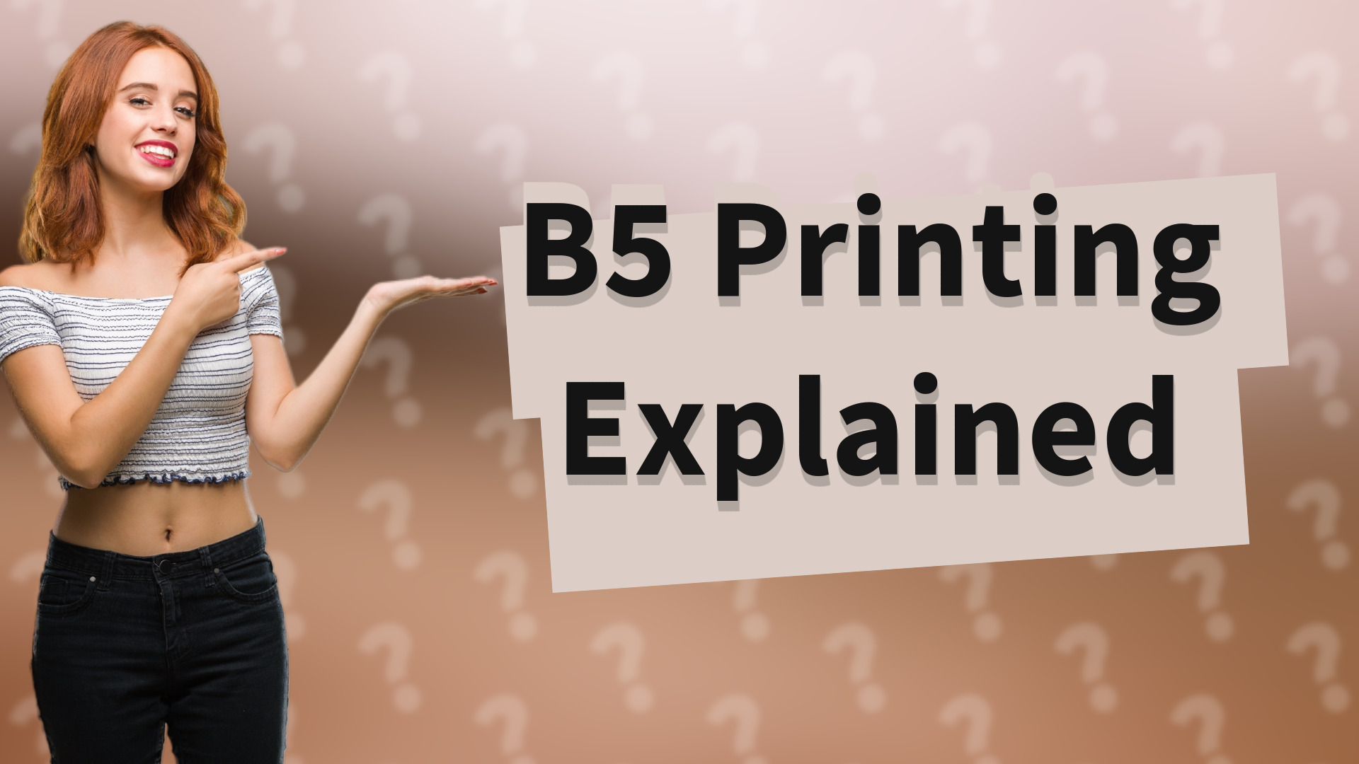 B5 Printing Explained