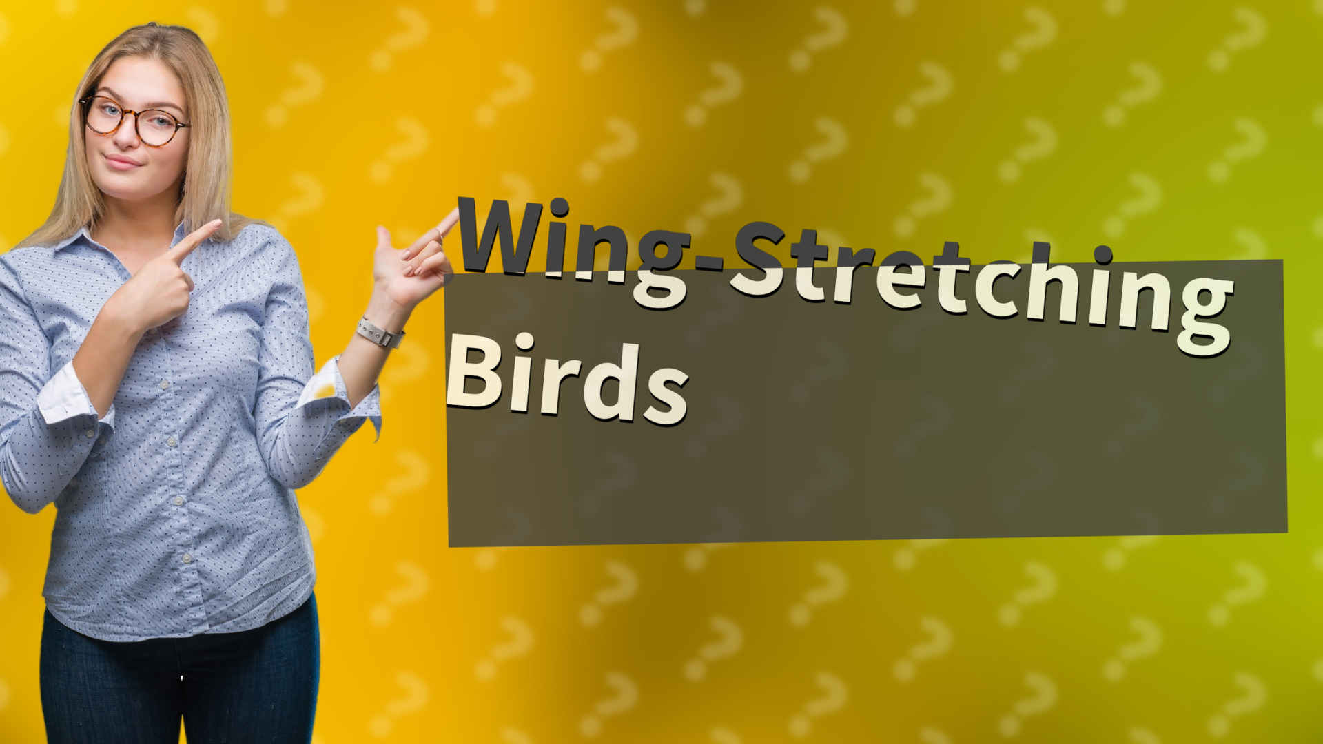 Wing-Stretching Birds