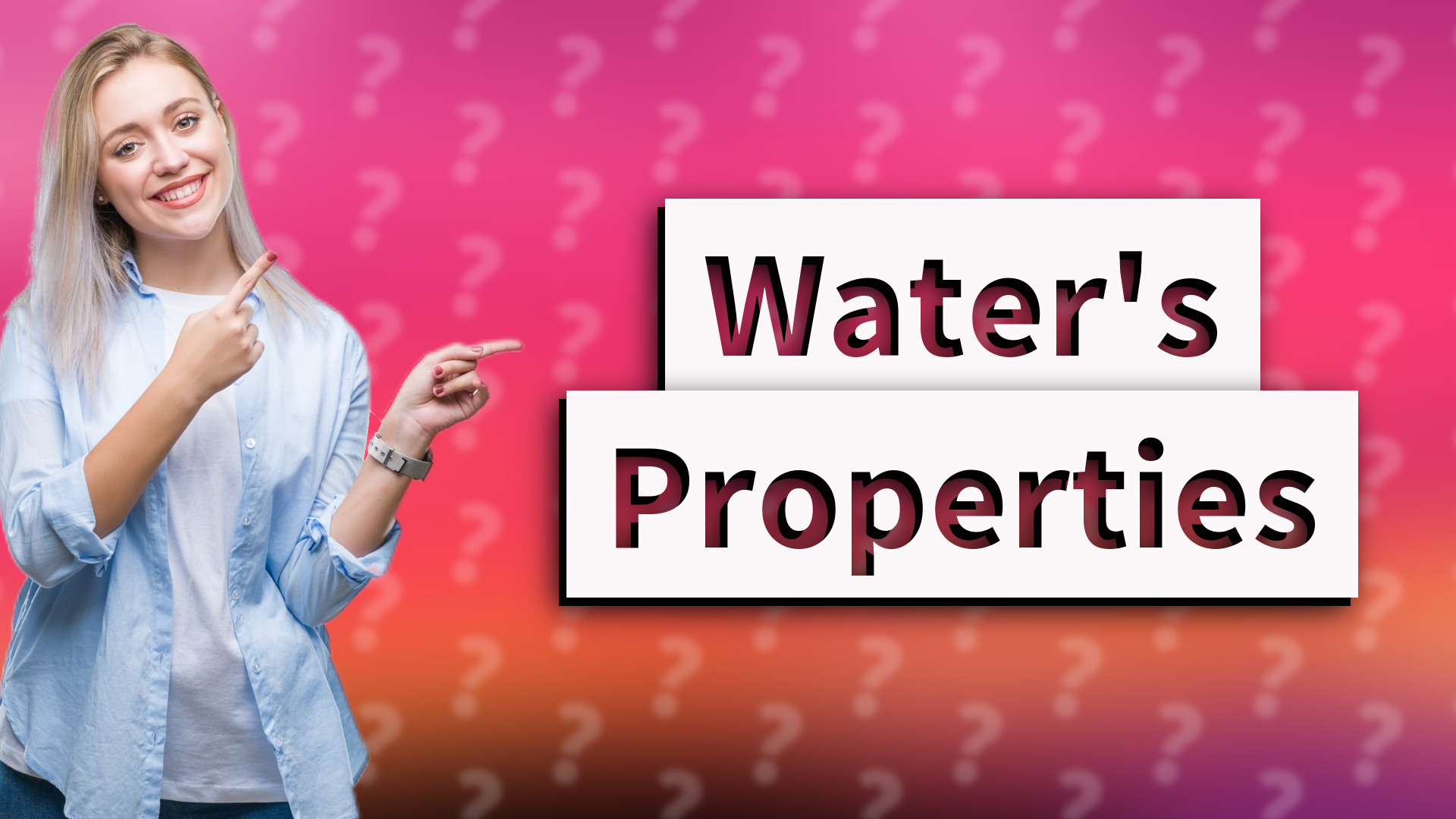 Water's Properties