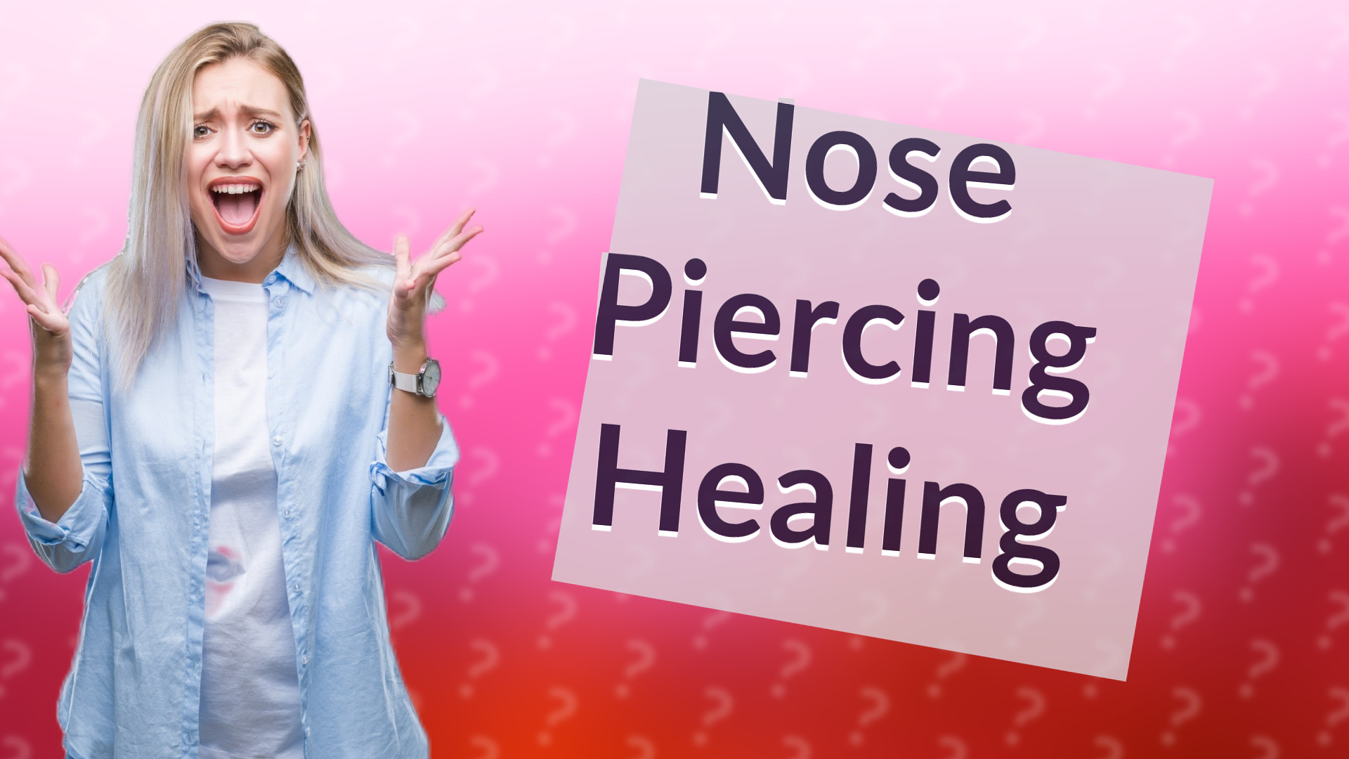 Nose Piercing Healing