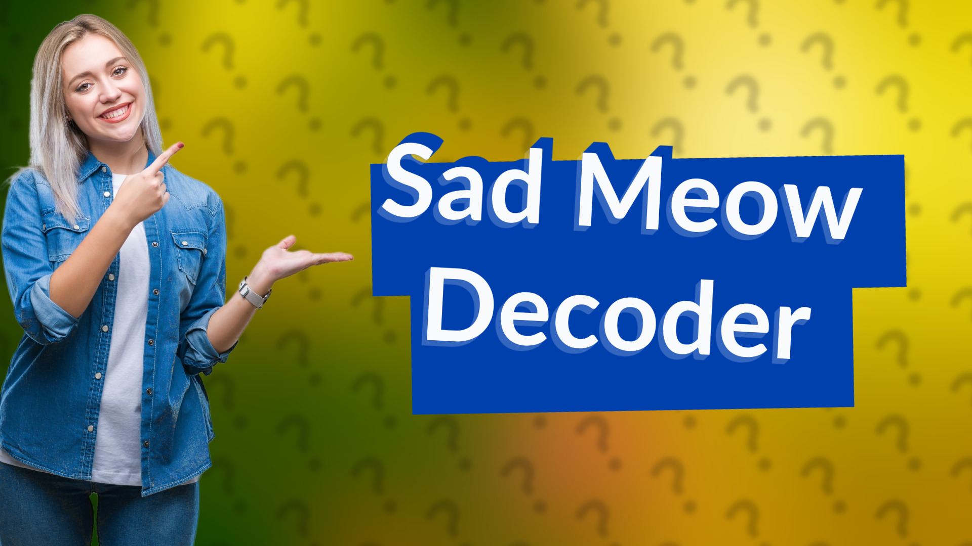 Sad Meow Decoder