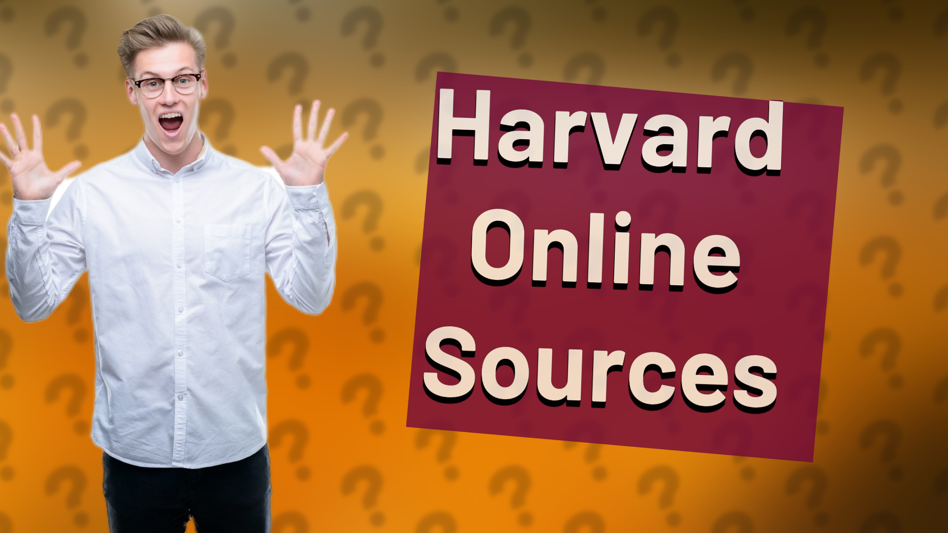 Harvard Online Sources