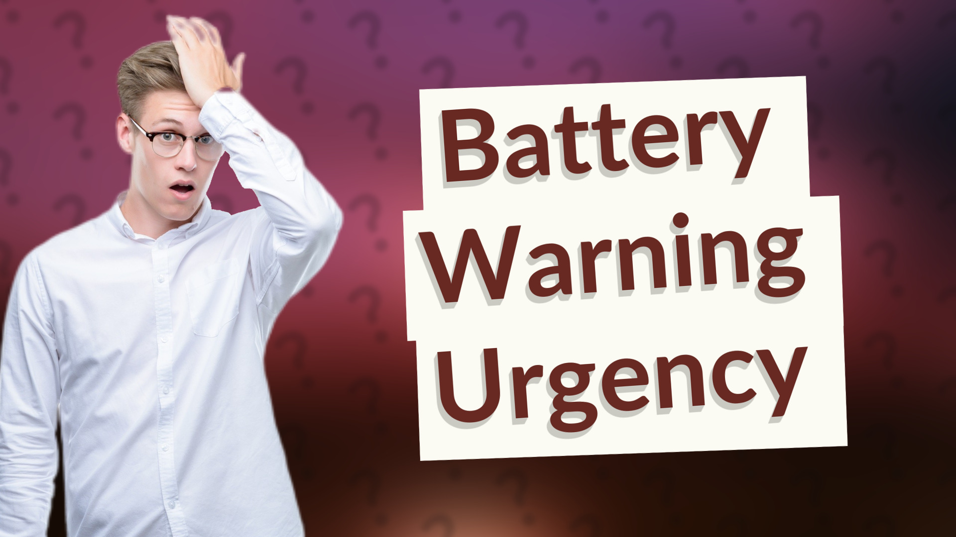 Battery Warning Urgency