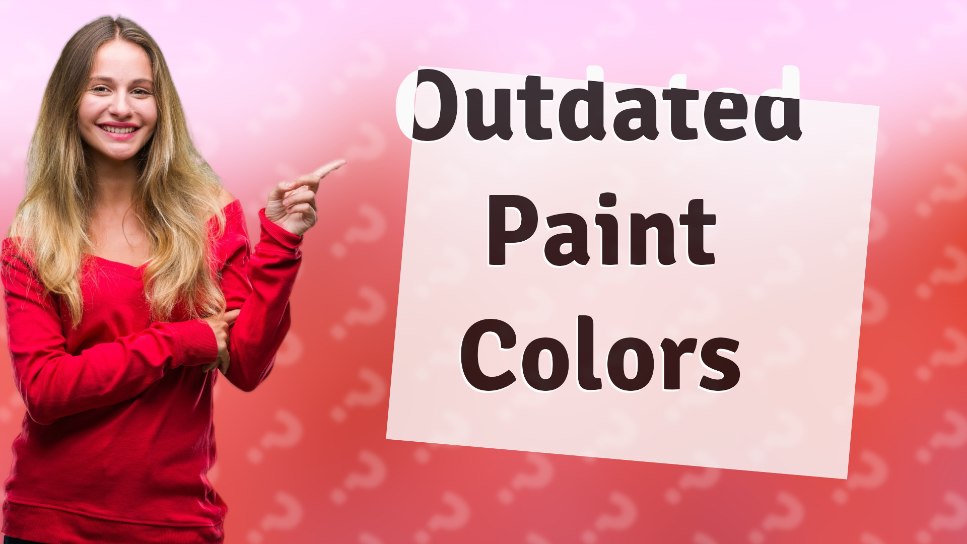 Outdated Paint Colors