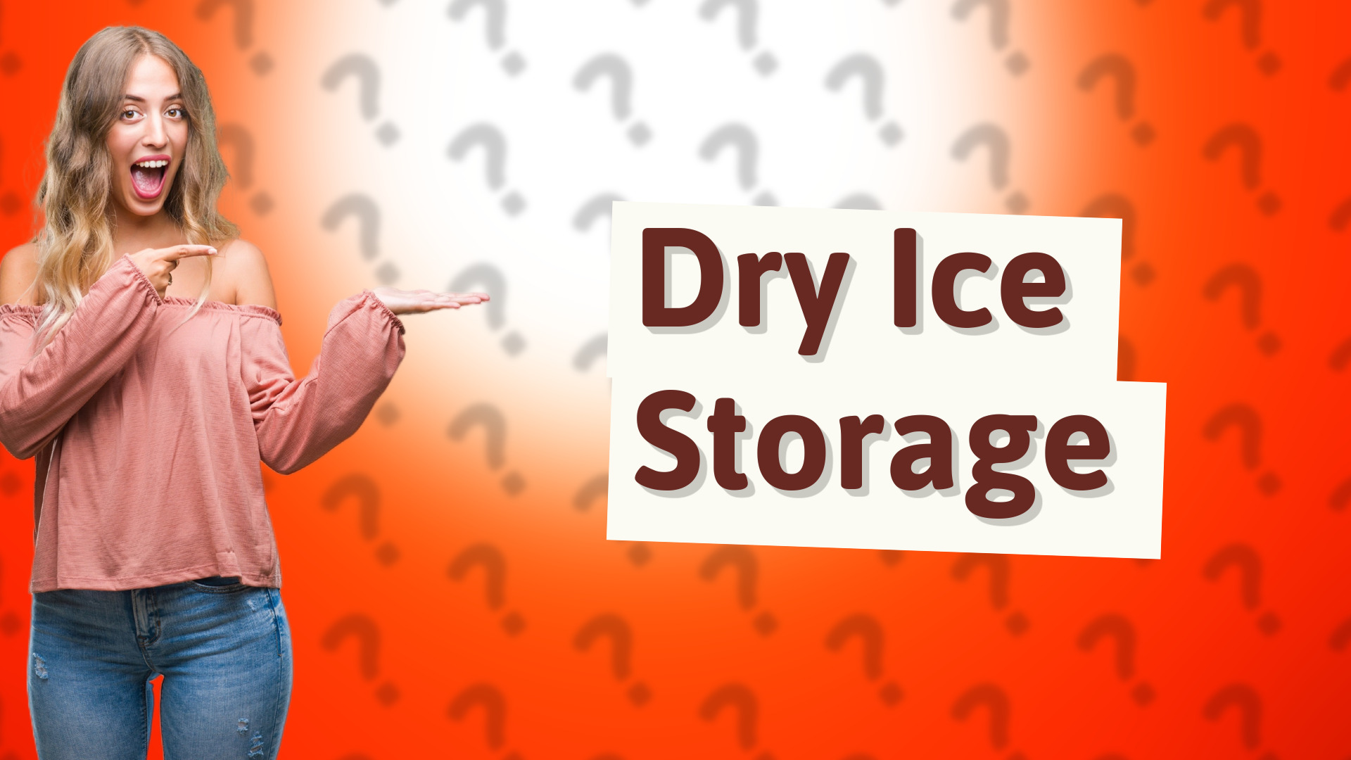 Dry Ice Storage