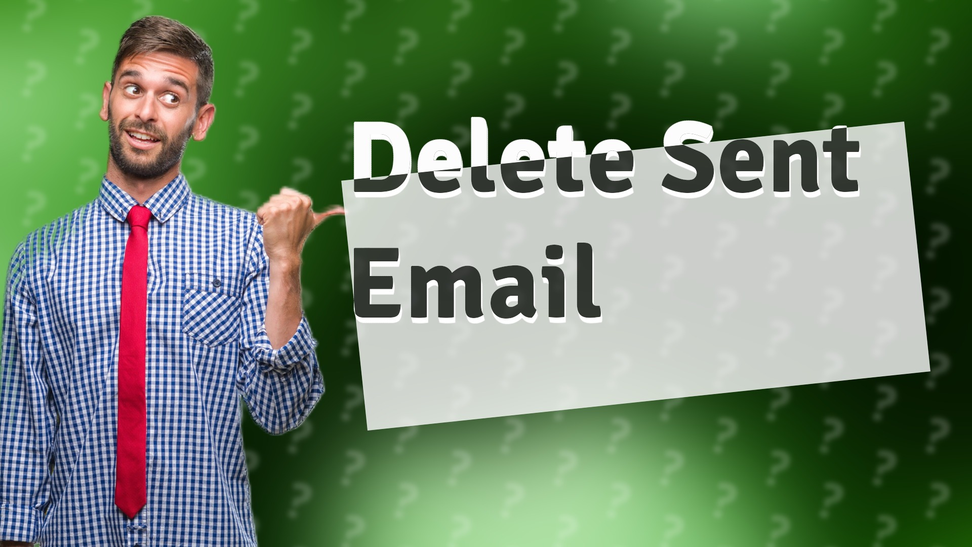 Delete Sent Email