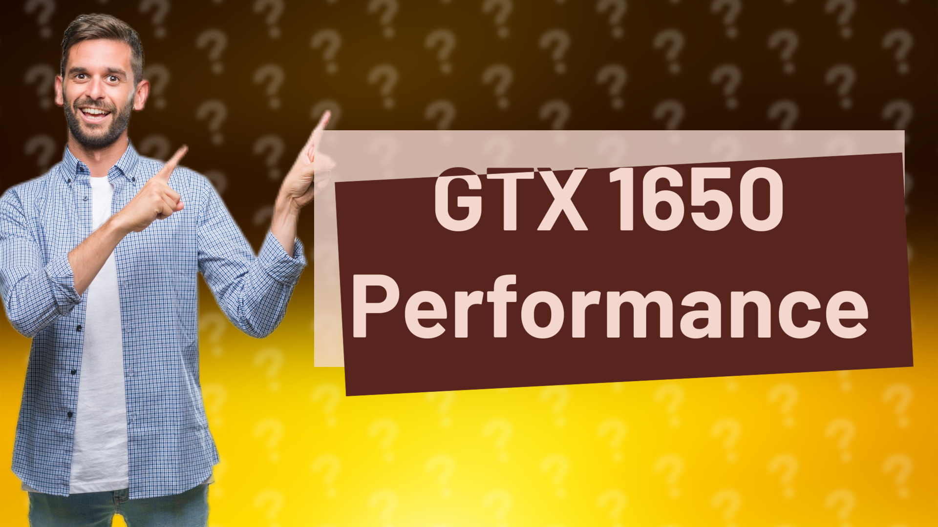 GTX 1650 Performance