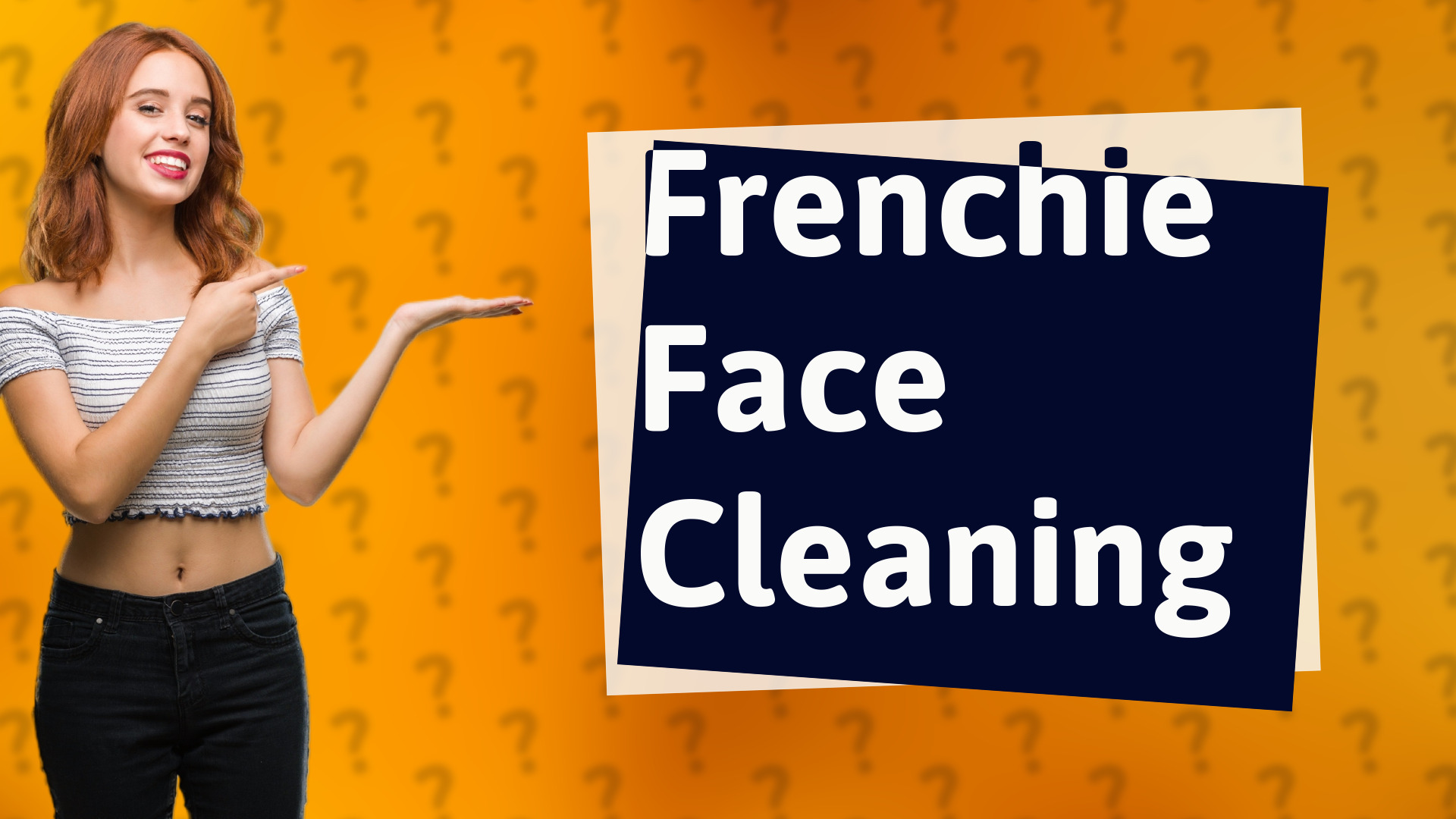 Frenchie Face Cleaning