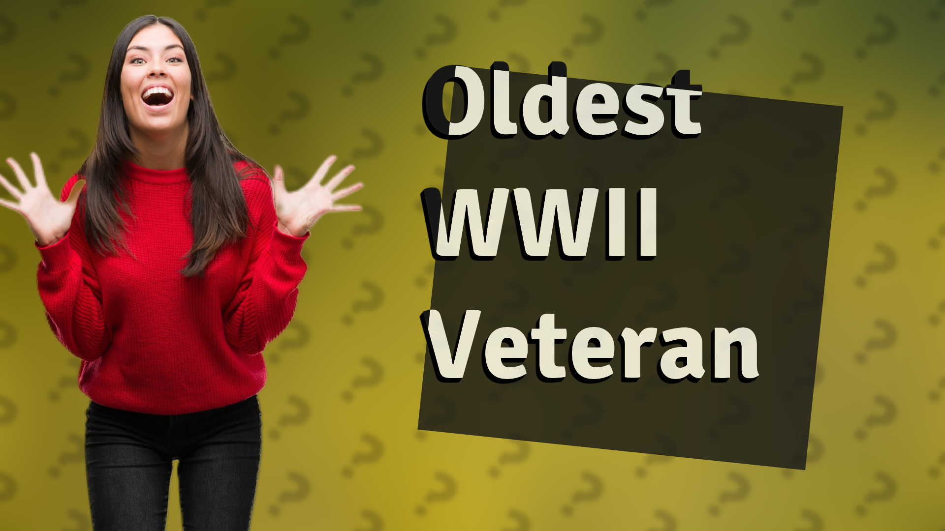 Oldest WWII Veteran
