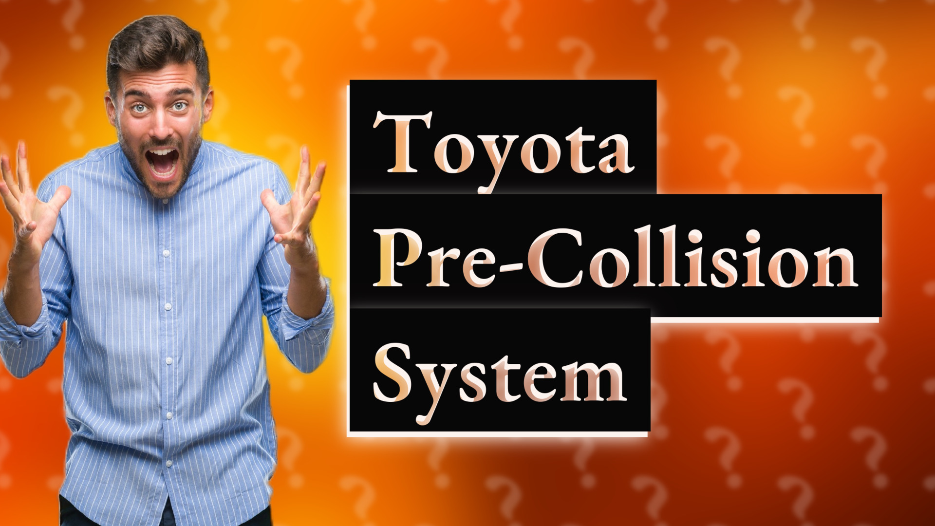 Toyota Pre-Collision System