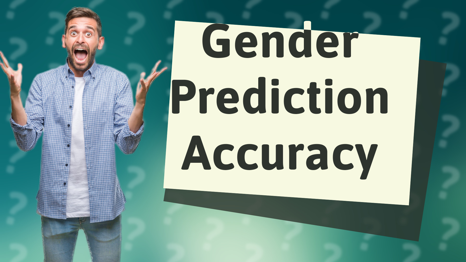 Gender Prediction Accuracy