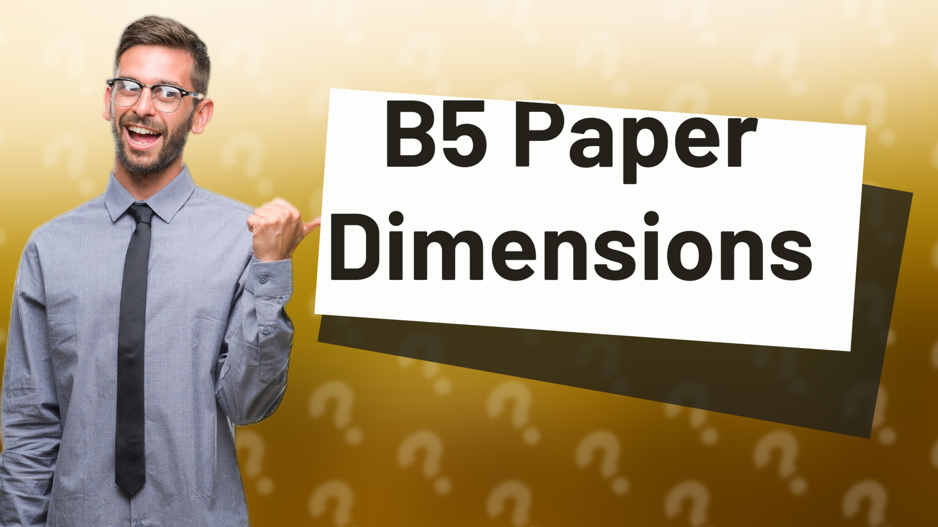 B5 Paper Dimensions